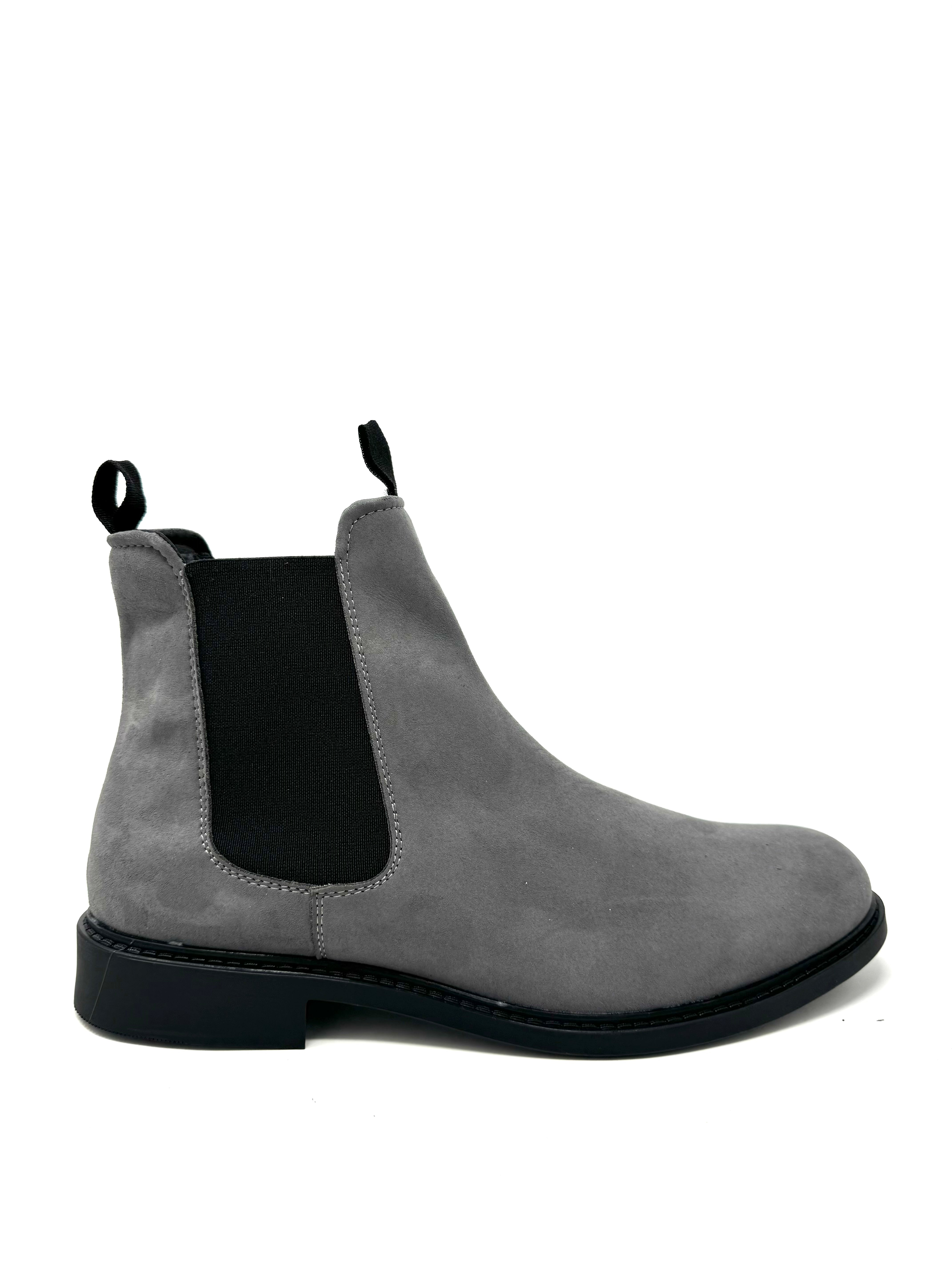 Boot in Grey Suede